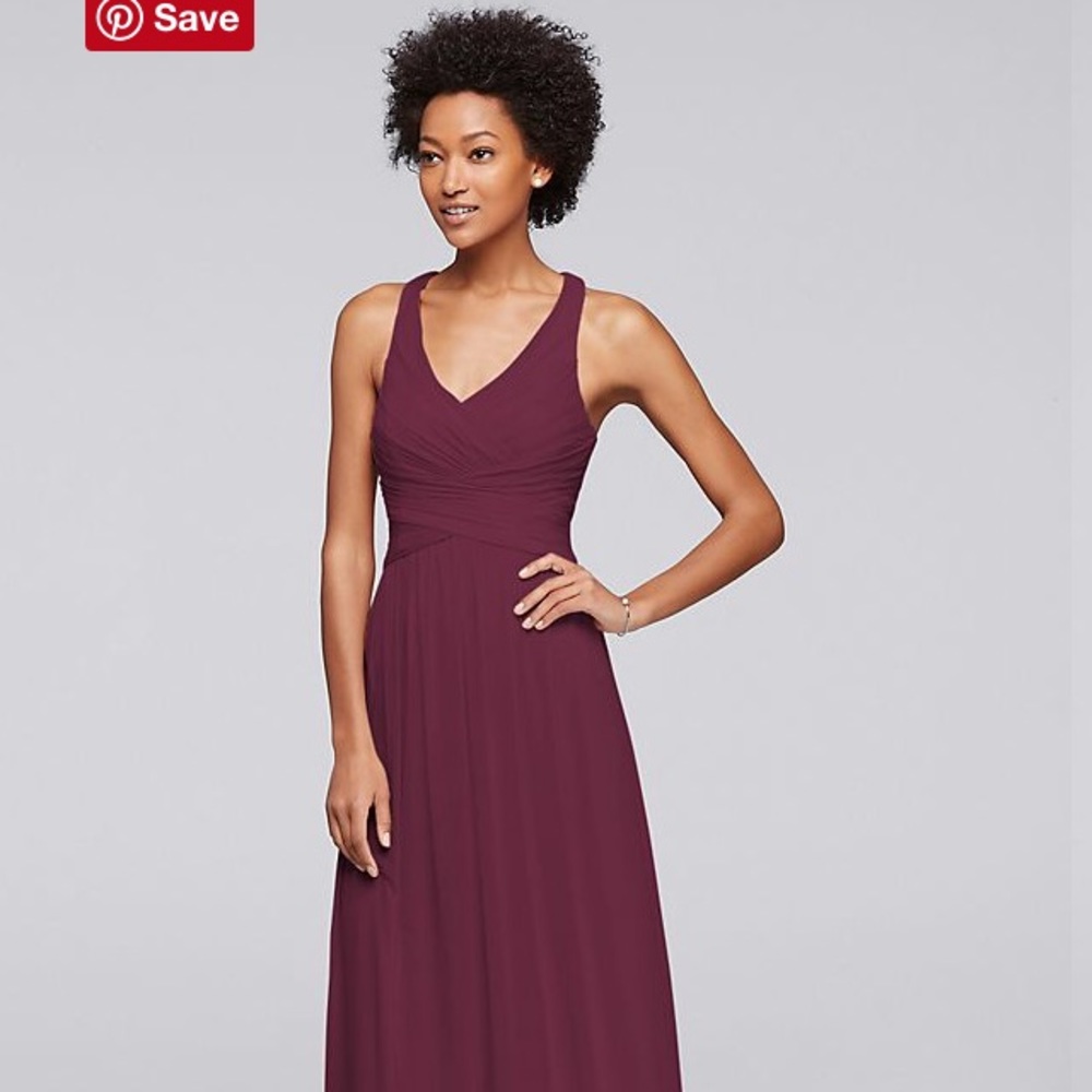 Formal dress. WINE COLOR. Open back